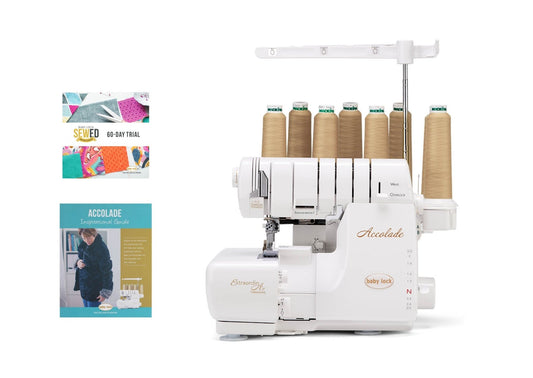Babylock Accolade 8/7/6 Serger BA-BLS8 Front - Quality Sewing & Vacuum