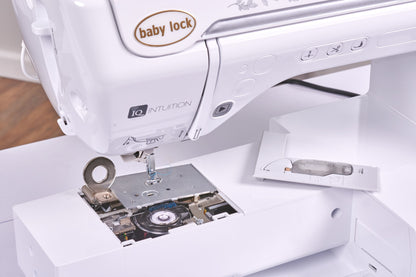 Baby Lock Ursa removable metal needle plate