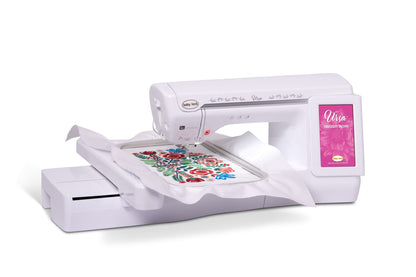 Baby Lock Ursa embroidery machine, right side view