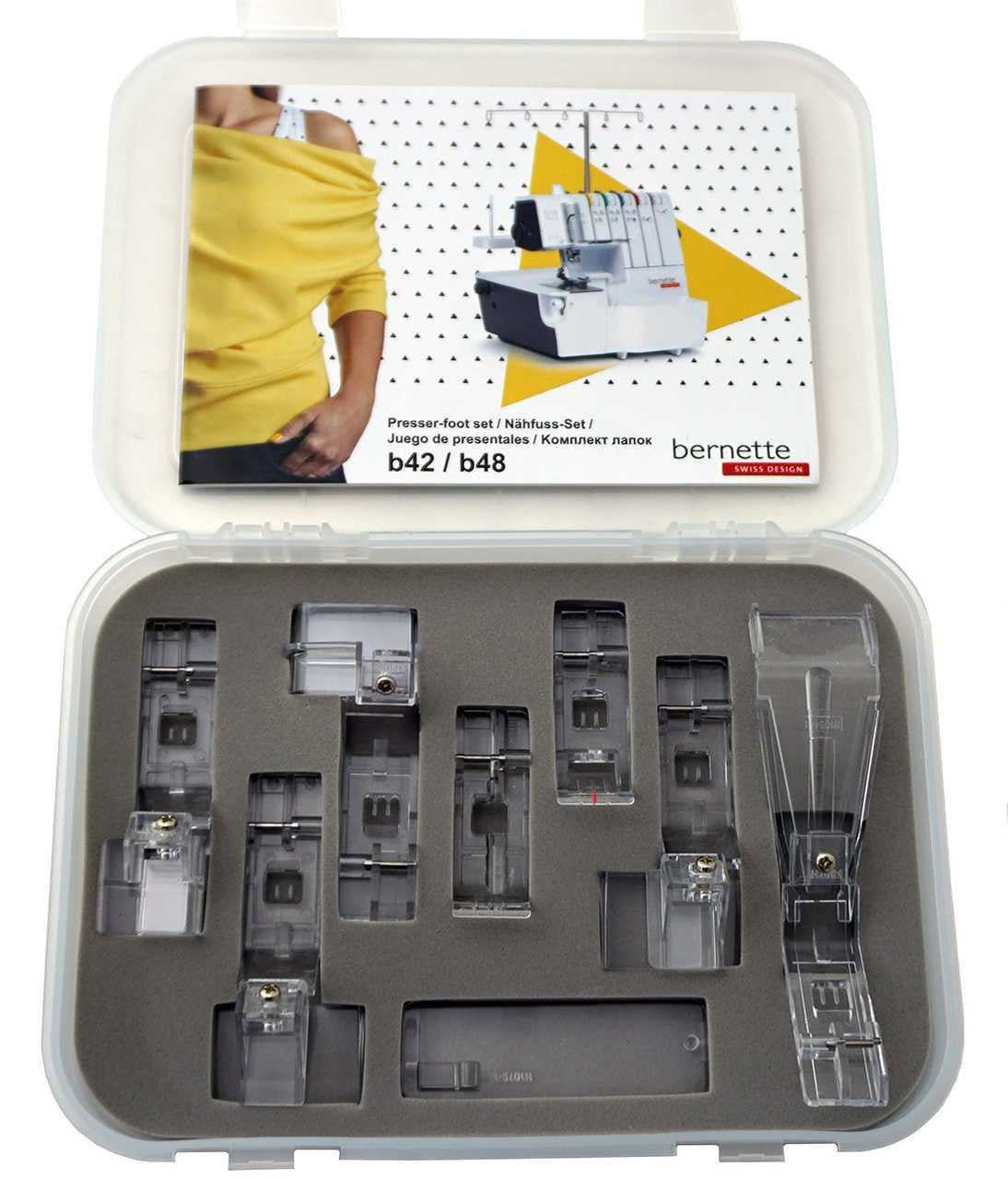 Bernette 7 Piece Presser Foot Kit for b42 / 48 / 62 / 68