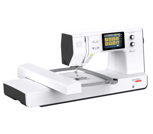 Bernette B70 Deco Dedicated Embroidery Machine - Quality Sewing & Vacuum