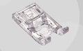 Bernette Embroidery Foot with Clear Sole b33/b35