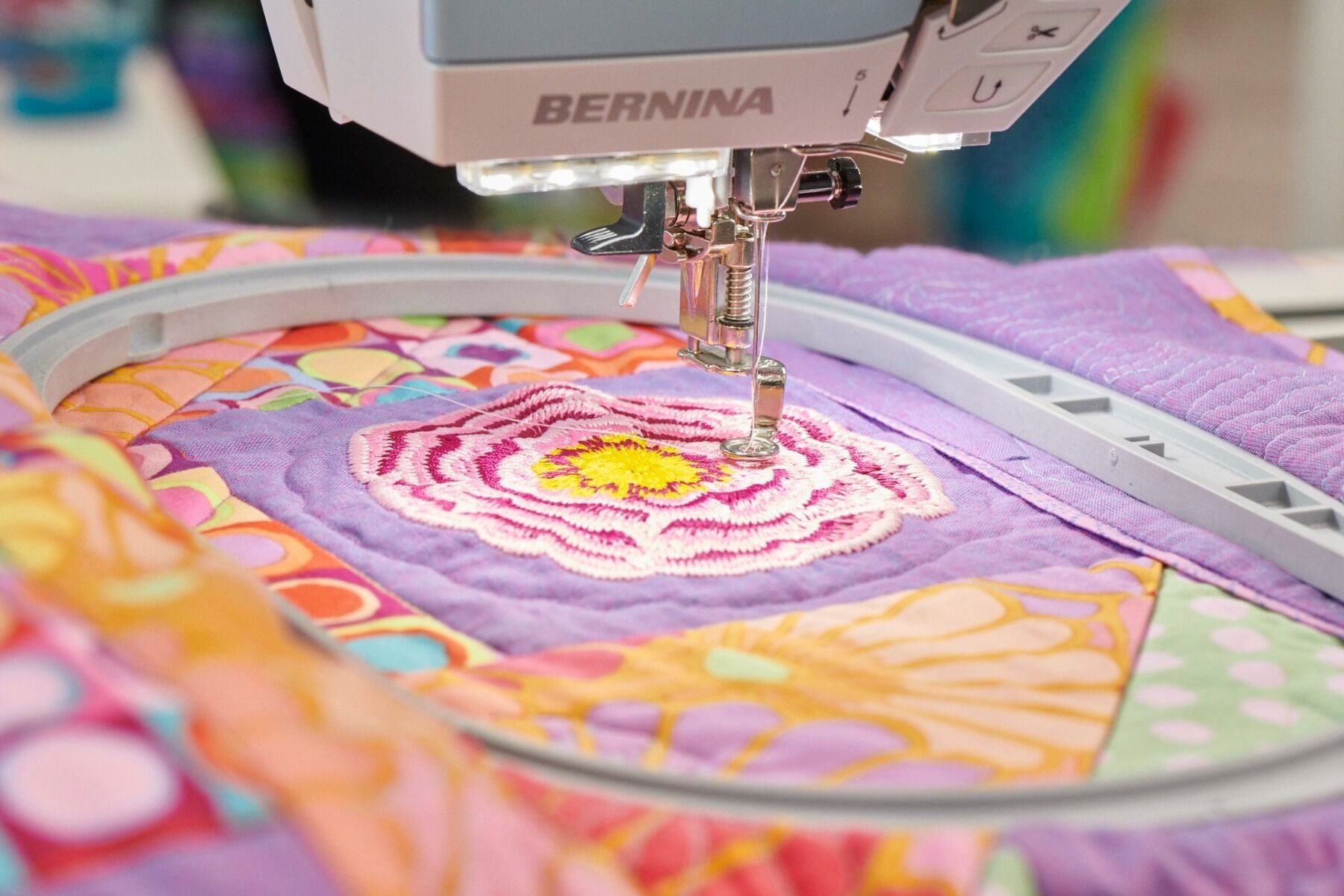 Bernina 570QE Kaffe Special Edition Sewing & Embroidery Machine