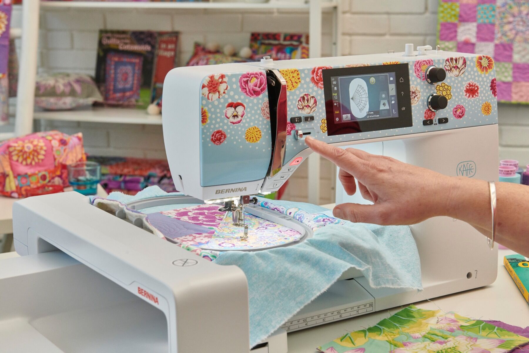 Bernina 570QE Kaffe Special Edition Sewing & Embroidery Machine