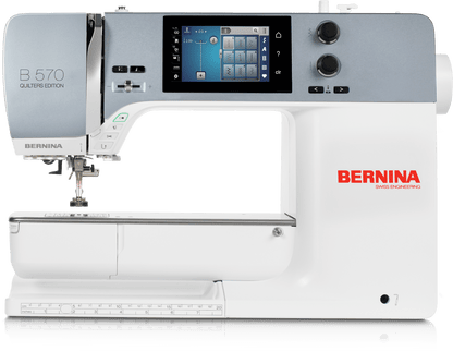 Bernina B570QE Sewing and Quilting Machine with Table - Quality Sewing & Vacuum