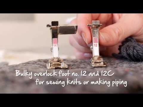 The Bernina Bulky Overlock foot #12C,