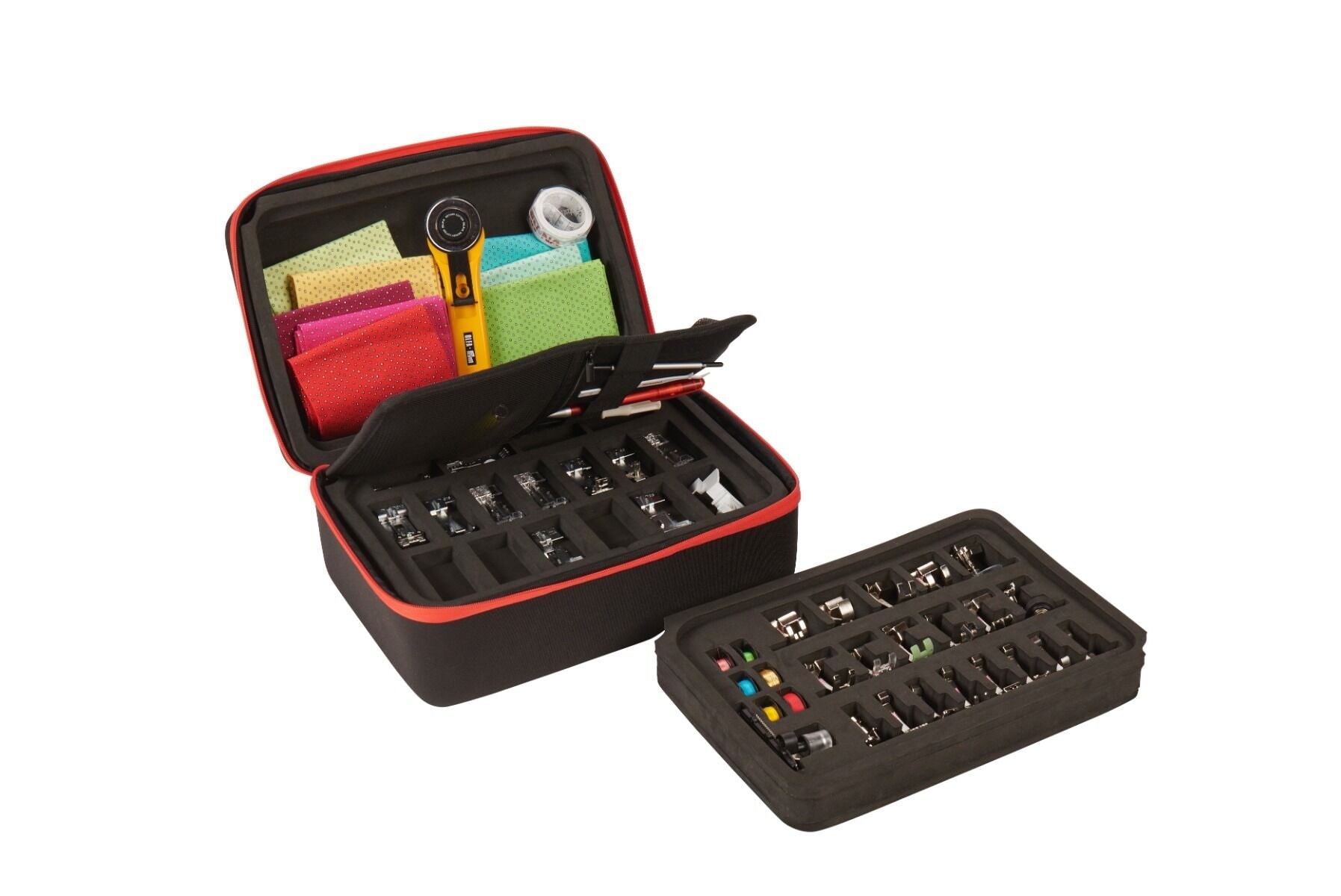 bernina tackle box accessory case Overlocker Accessory Travel Case