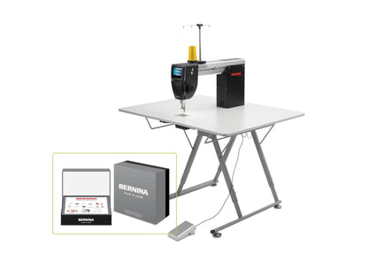 Bernina Q16 longarm sewing machine on sit-down table - Quality Sewing & Vacuum