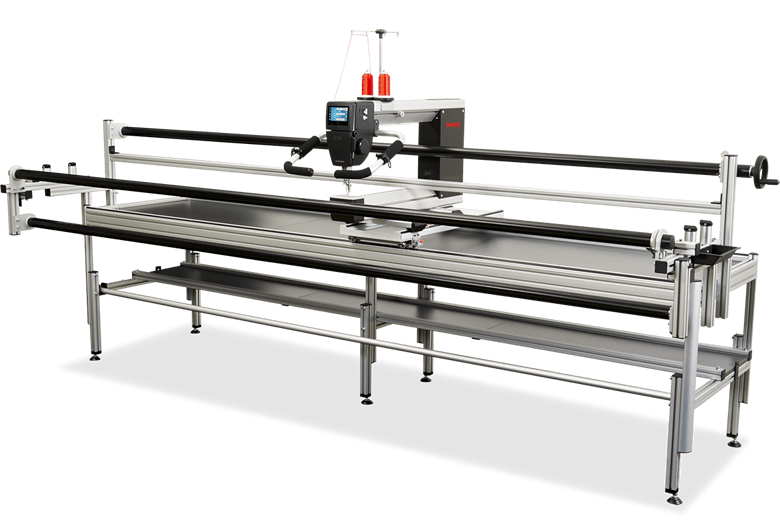 BERNINA Q20 Q24 longarm quilting machine on frame