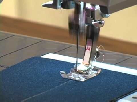 Bernina Reverse Pattern Foot with Clear Sole #34