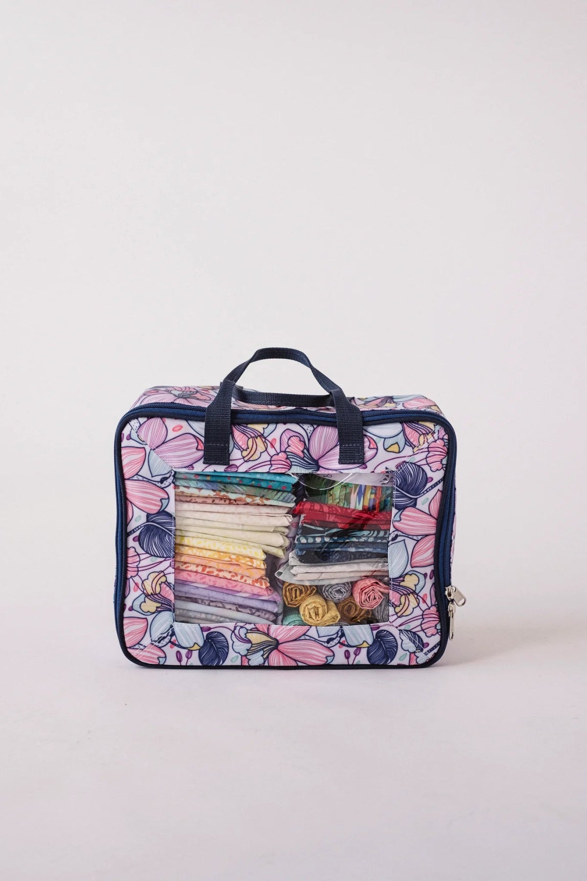 Blue Maisy Fig Fat Quarter Bag