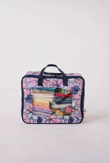 Blue Fig Fat Quarter Bag