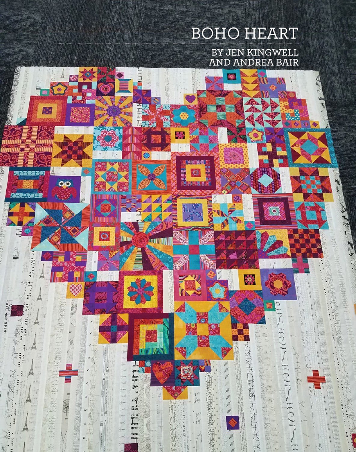 Boho Heart Quilt Class