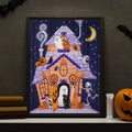 Boo Manor Tiling Scene by Michael Zindell