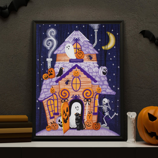 Boo Manor Tiling Scene by Michael Zindell