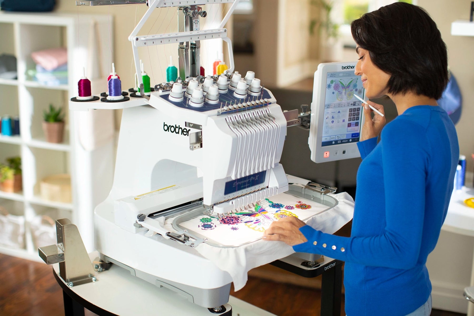 Brother Entrepreneur PRO PR1055X 10 Needle Embroidery Machine