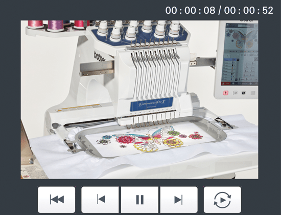 Brother Entrepreneur PRO PR1055X 10 Needle Embroidery Machine