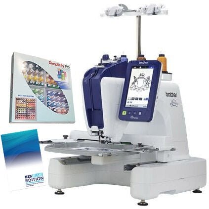 Brother Persona PRS100 Single-Needle Embroidery Machine - Quality Sewing & Vacuum