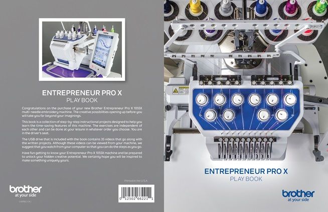 Brother PR1055X Playbook and MP4 Video Collection