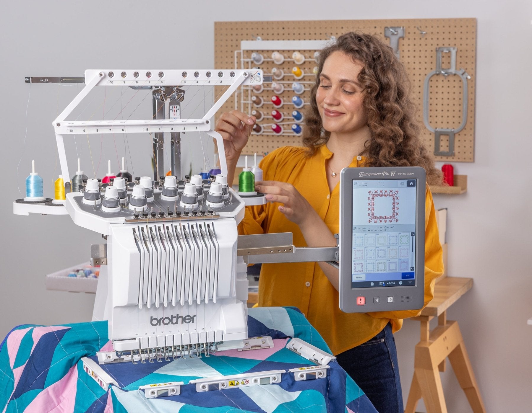 Brother PR1060W 10 Needle Embroidery Machine