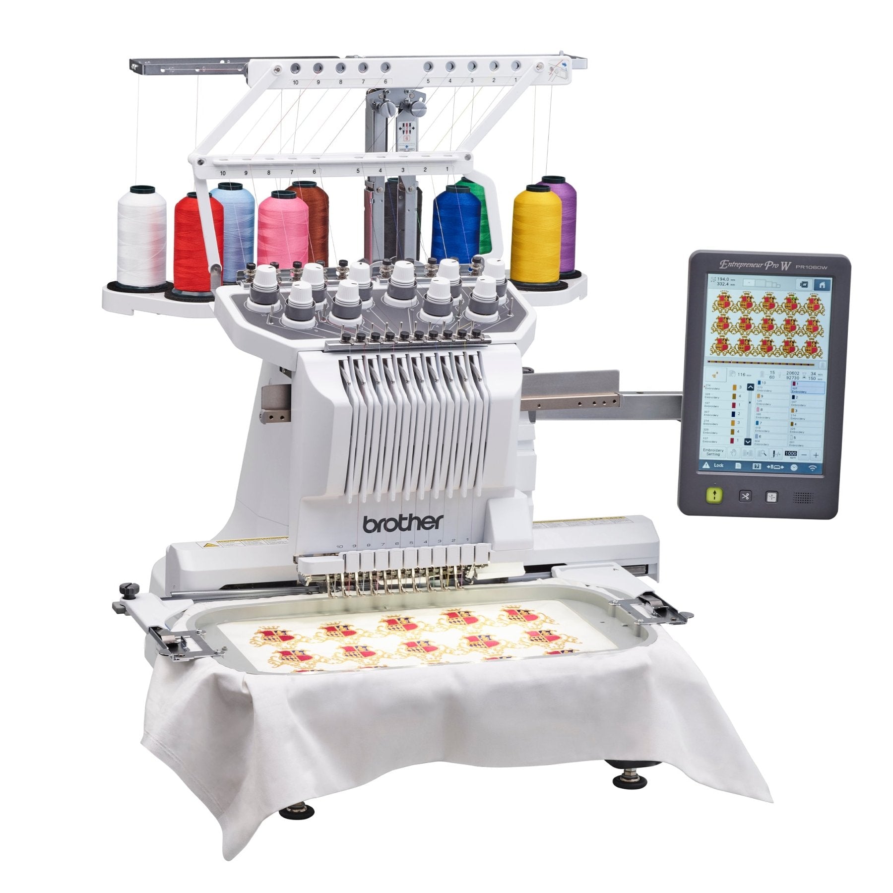 Brother Pr Brother PR1060W 10 Needle Embroidery Machine