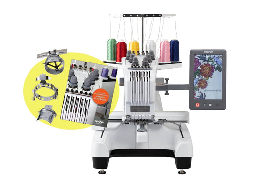 Entrepreneur W PR680W Embroidery Machine - Quality Sewing & Vacuum