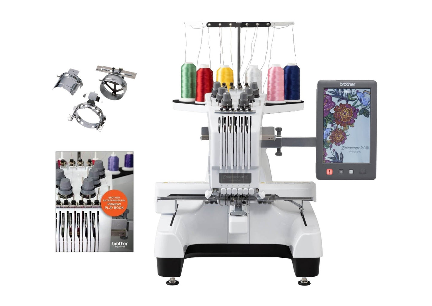 Entrepreneur W PR680W Embroidery Machine - Quality Sewing & Vacuum