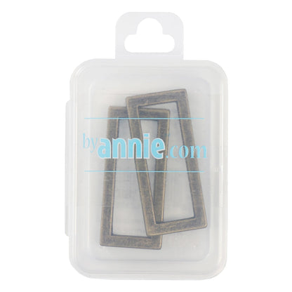 ByAnnie Flat Rectangle Ring - 2 Pack