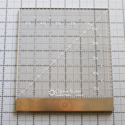 Carolina Moore Glow Ruler, 6" x 6"
