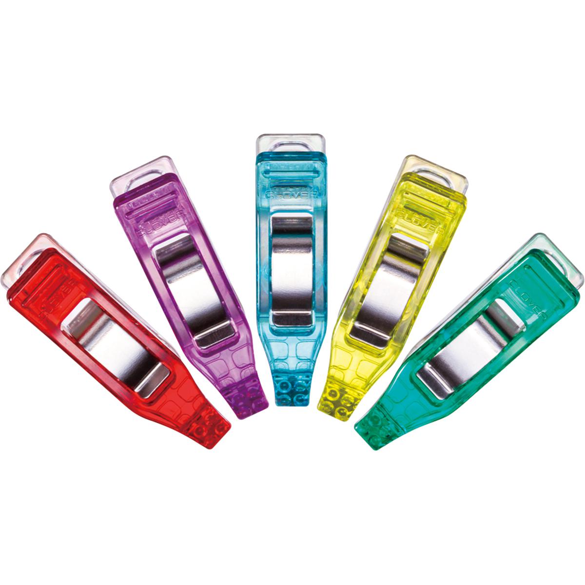 Clover Mini Wonder Clips Multi-Color 50 Pack
