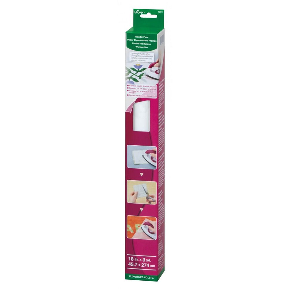 Clover Wonder Fuse Fusible Web 18in x 3yds