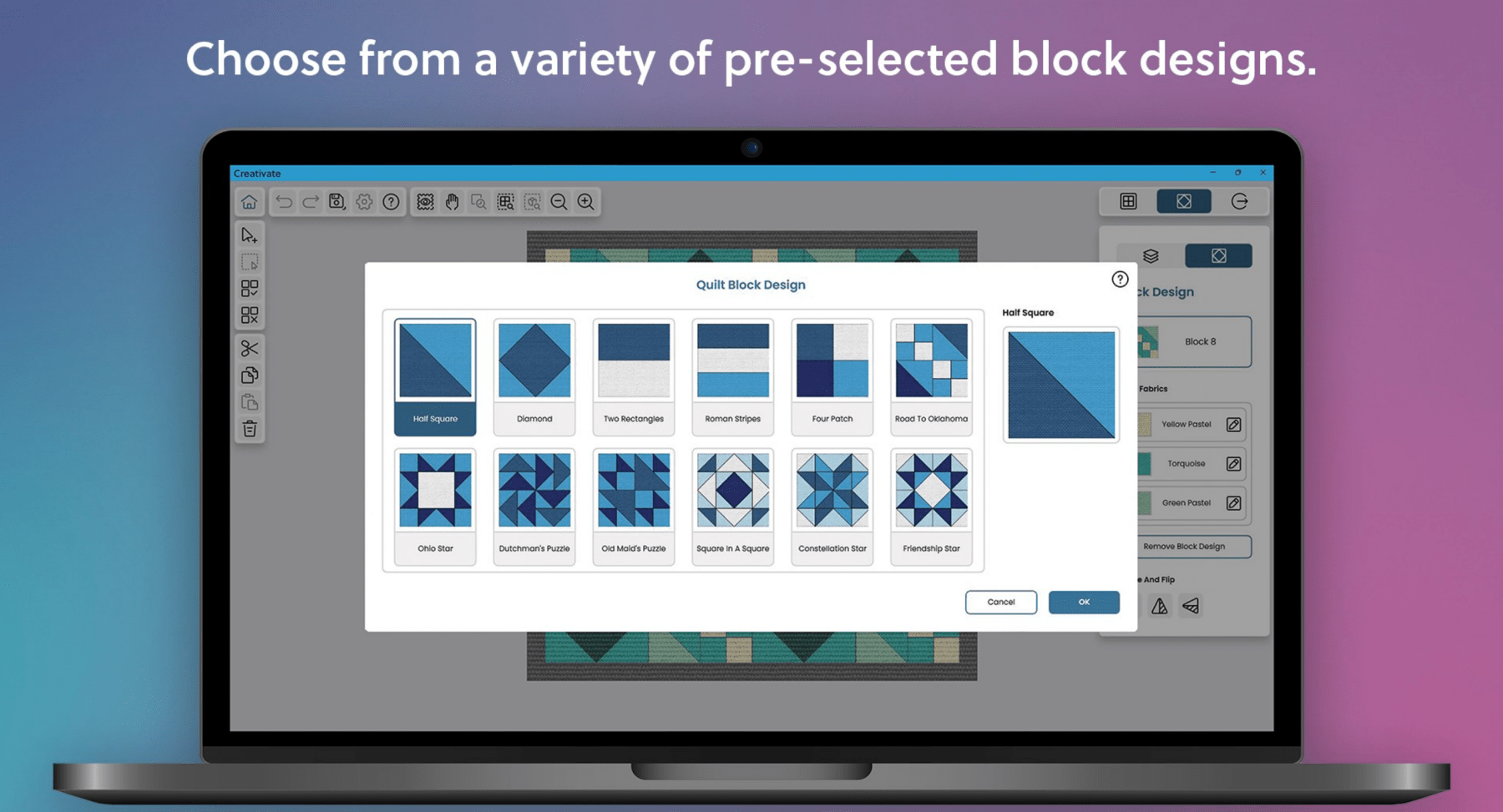 Creativate Embroidery Software