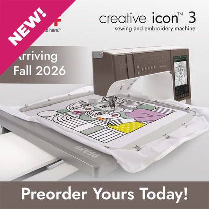 Pfaff Creative Icon 3 Sewing and Embroidery Machine (New)