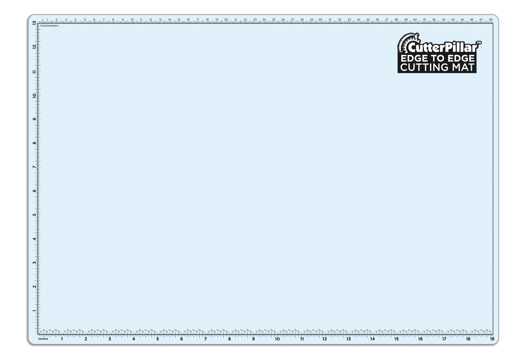 CutterPillar Glow Ultra Gridless Self Healing Mat (19"x26")