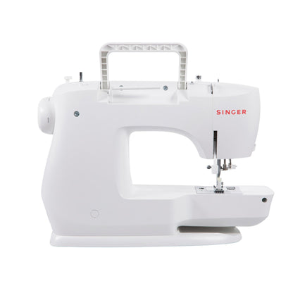 Singer Simple 3337 side view with carry handle raised