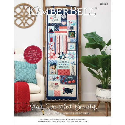 Design KB Star-Spangled Ladder Quilt and Fabric Kit