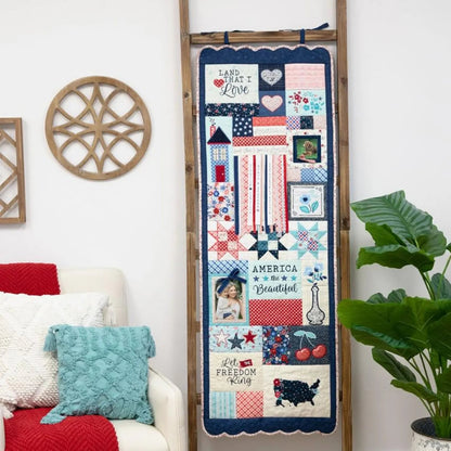 Design KB Star-Spangled Ladder Quilt and Fabric Kit