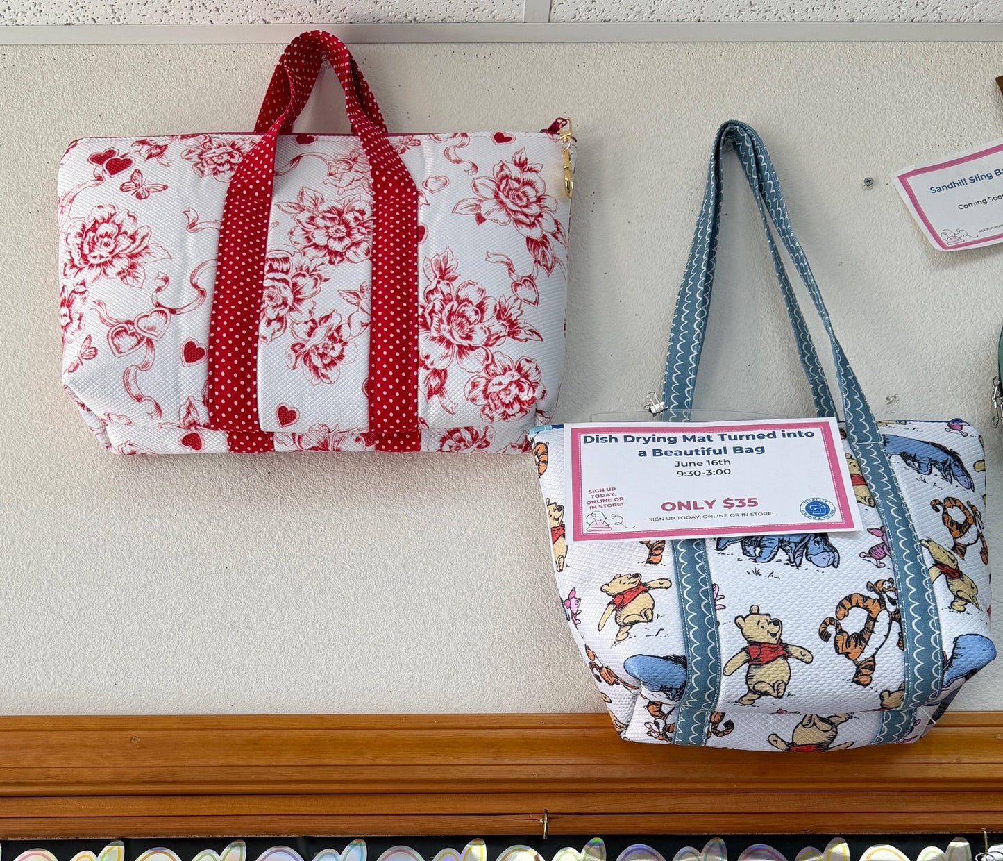 Dish Drying Mat Bag Class