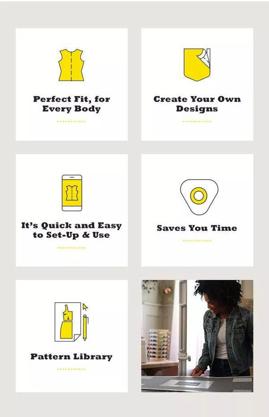 Ditto Pattern Projector – Digital, Customizable Sewing