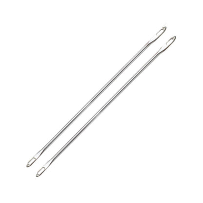 Double-Eyed Needles 3 1/2" - Set of 2