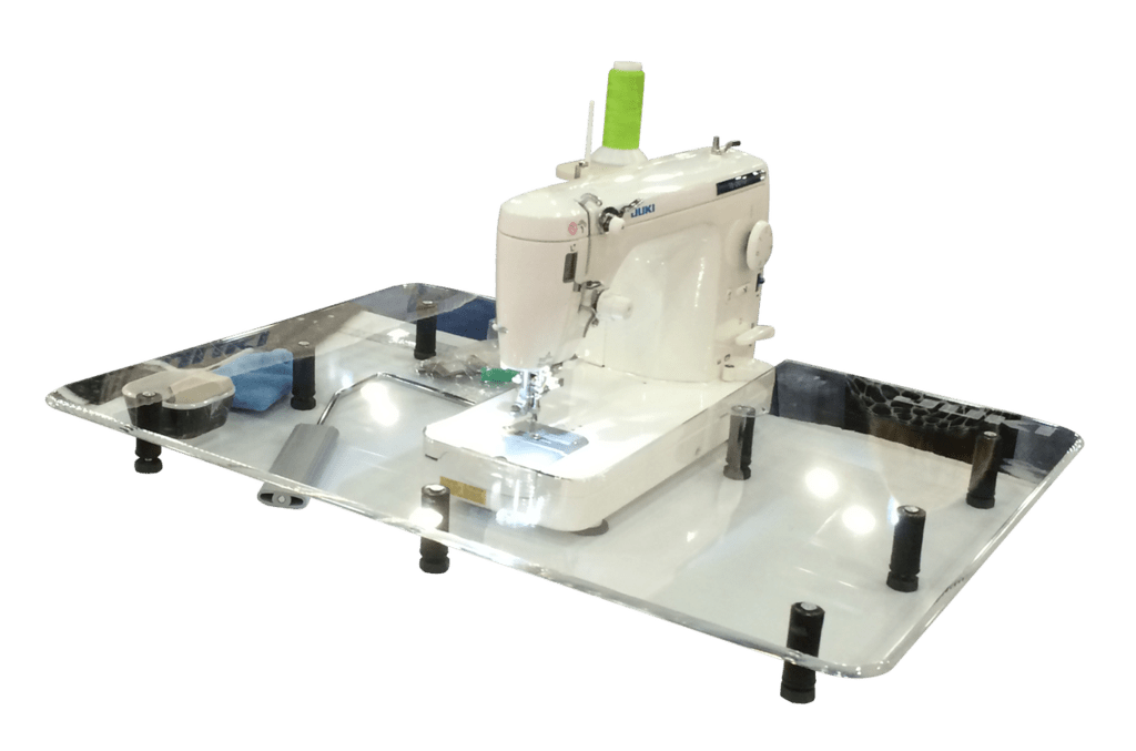 Dream World Sew Steady Custom Free Motion 24" x 32" Acrylic Extension Table for Large Machines (with Beds longer than 13")