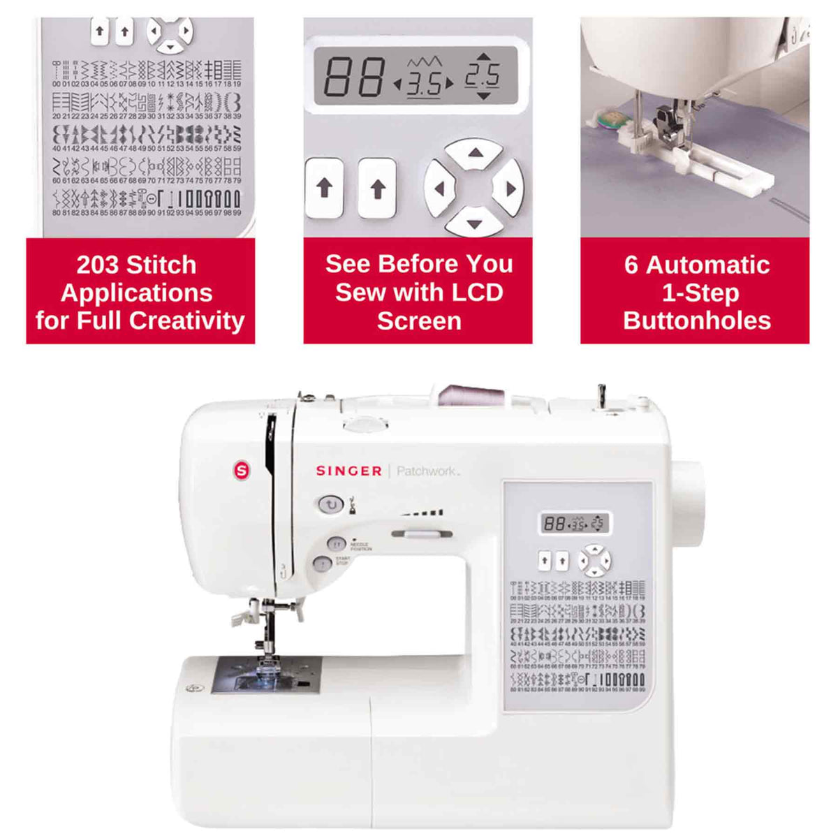 Singer Patchwork 7285Q Sewing & Quilting Machine