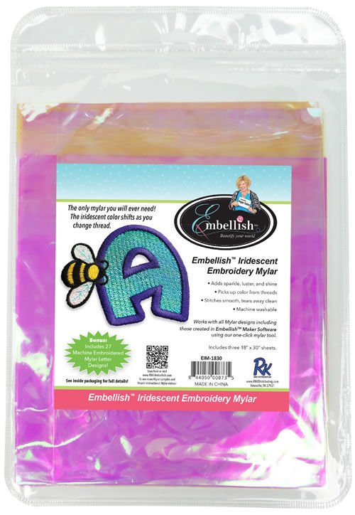 Embellish Iridescent Embroidery Mylar