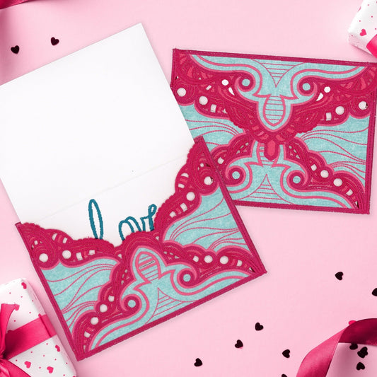Embroidery Lab: Freestanding Fancy Envelopes