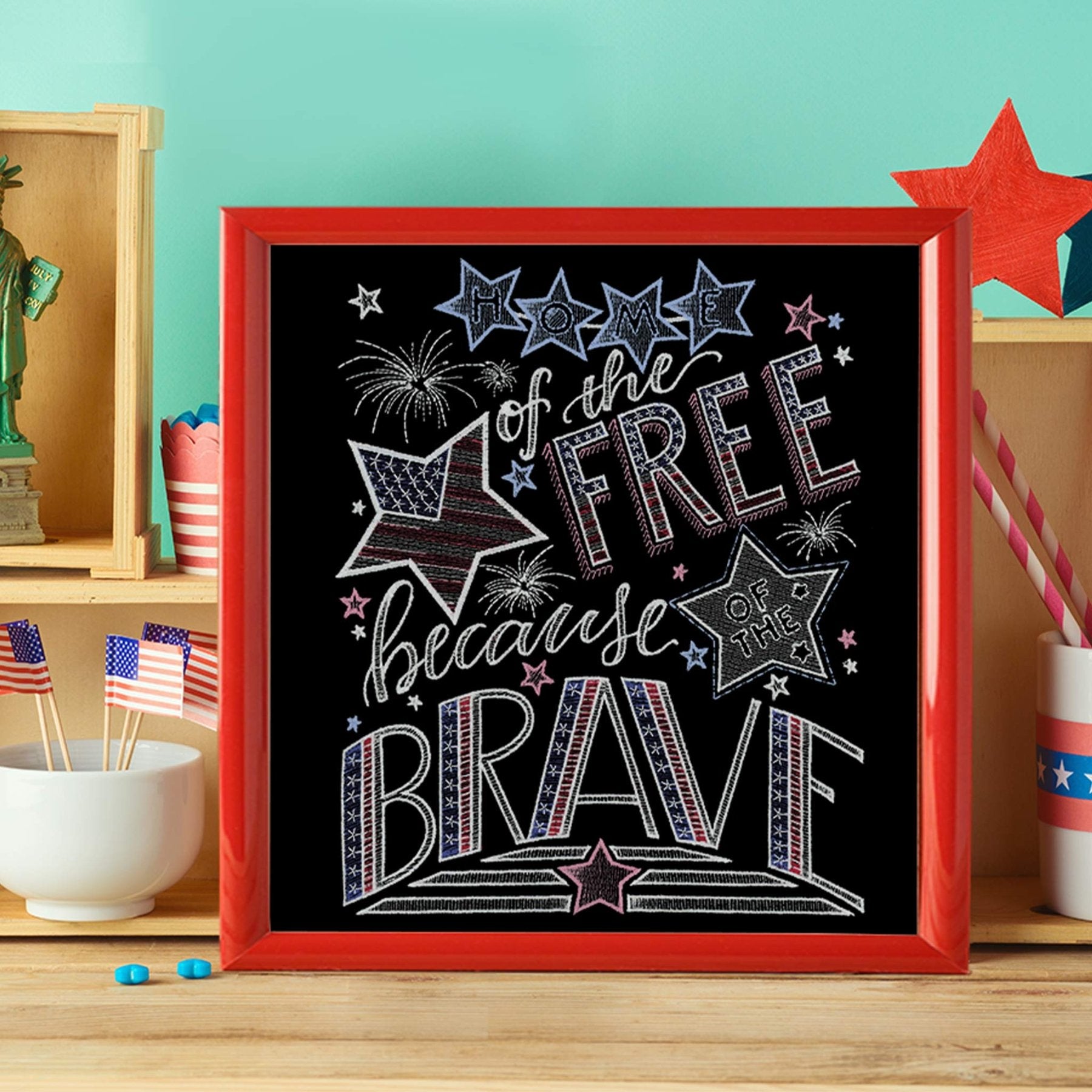 Embroidery Lab: Patriotic Garden Flag Class