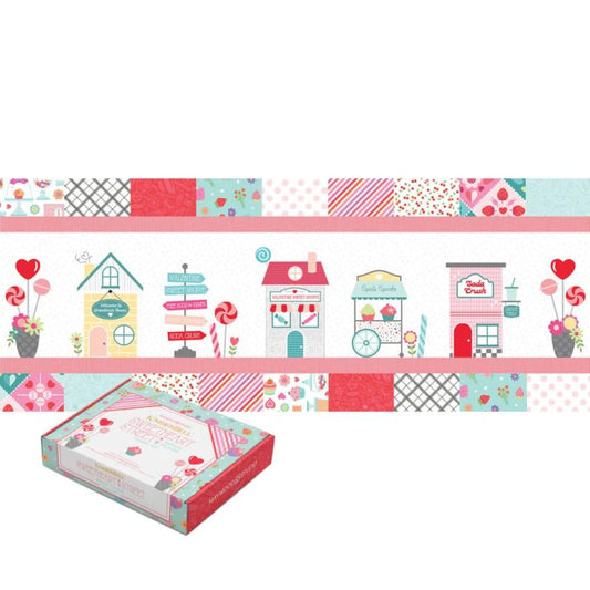 Fabric Kit KB Sweetheart Street Bench Pillow