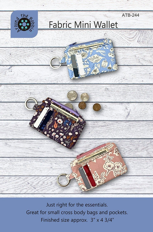 Fabric Mini Wallet Pattern