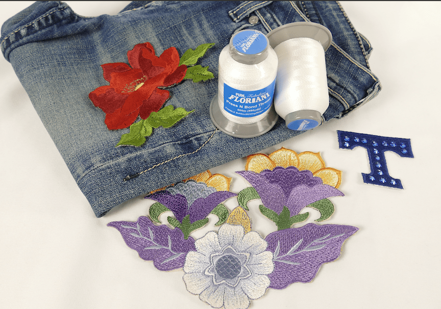 Floriani Press N Bond Thread - Heat-Activated Hemming