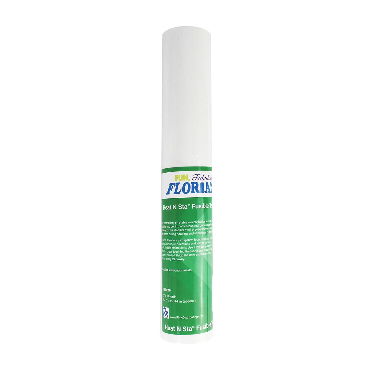Floriani logo,Floriani Stabilizer Heat N Sta Fusible Tearaway
