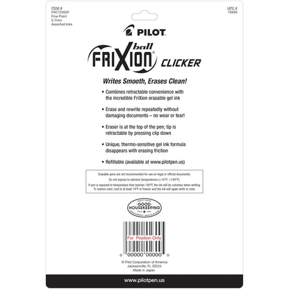 Frixion Clicker 12pk Assortment